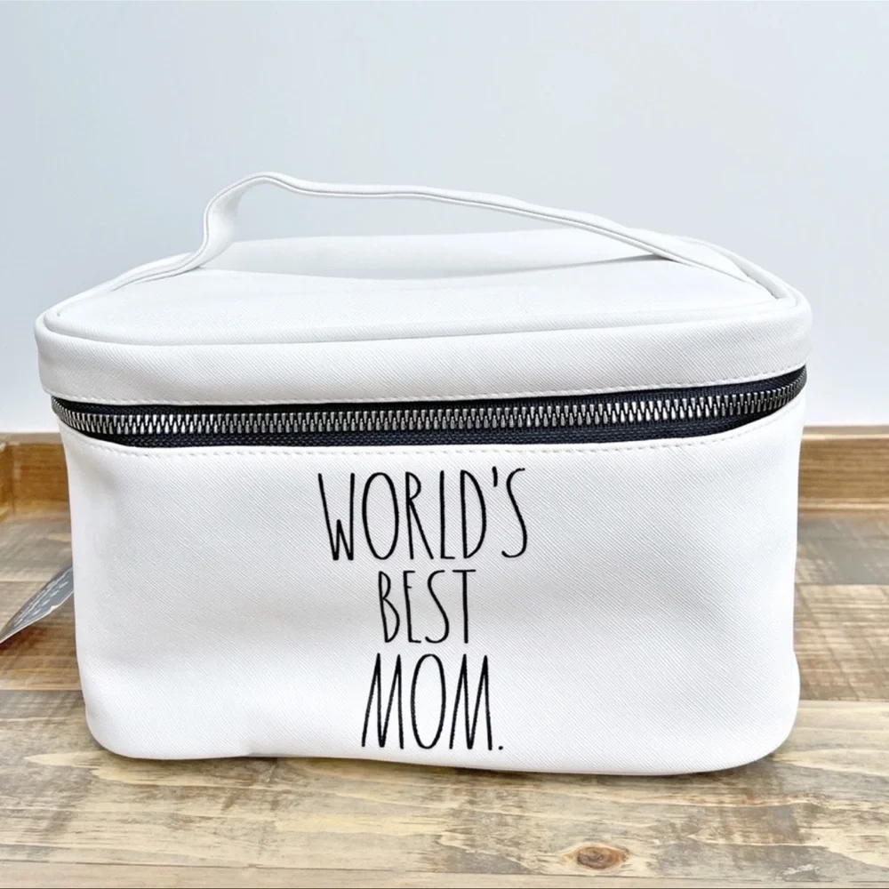 Rae Dunn Worlds Best Mom Bag with handle